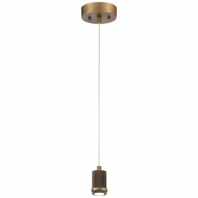 Access Lighting Port Nine Stark 1 - Light Pendant in  Antique Brushed Brass