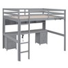 YOOCOZZ Full Size Loft Bed with Built-In Desk, Charging Station, 4 Drawers, 4 Cabinets and Bedside Tray - 4 of 4