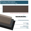 SMARTSTANDARD 105.9 in. x 20.47 in. x 0.9 in. Slat Wood Acoustic Sound Absorbing 3D Decorative Wall Paneling, 2-Pack - 3 of 4