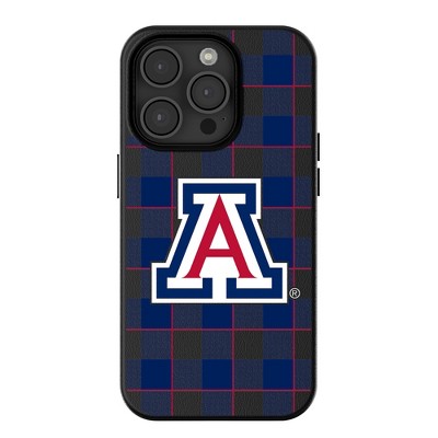 Keyscaper NCAA Big 12 Universities Plaid MagSafe Compatible Cell Phone Case for Apple iPhone