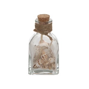 Beachcombers 3.65" GLS BTL with SHELL WHITE ROCK & WOOD - 1 of 1