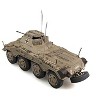 Sd.Kfz. 234/1 Armored Vehicle "6th Panzer Division, Czechoslovakia" (1945) German Army 1/72 Die Cast Model by Panzerstahl - 3 of 4
