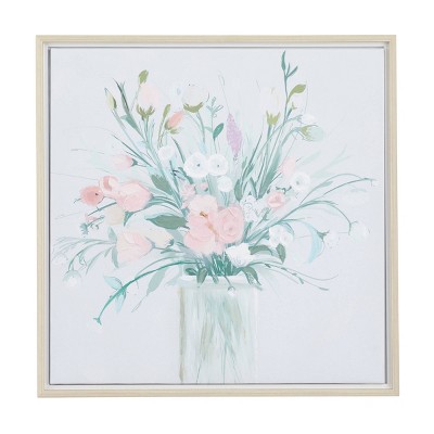 French Country Polystone Framed Wall Canvas - Olivia & May