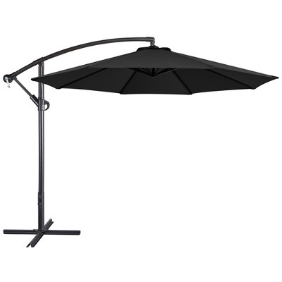 Yaheetech 10 Ft Patio Umbrella with Crank & Cross Base