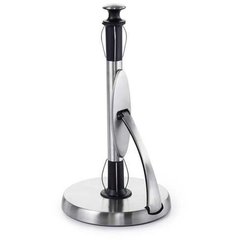 OXO Paper Towel Holder - Brushed Stainless-Steel, Kitchen Counter  Organizers