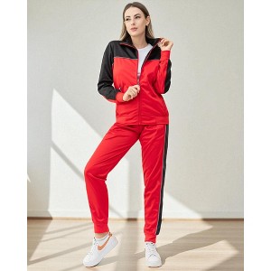 Women's 2-Piece Tracksuit Matching Loungewear Set - 1 of 4
