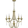 Quoizel Lighting Joules 5 - Light Chandelier in  Aged Brass - 2 of 4