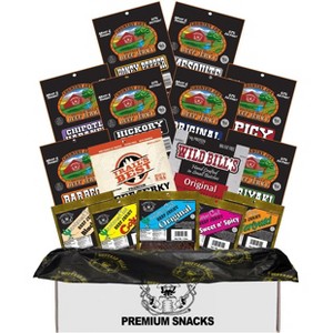 Buffalo Bills High Protein Jerky & More Gift Box (15 meat snacks with 10 grams of protein or more) - 1 of 4