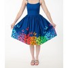 Unique Vintage Women's Bobbie Swing Dress Navy Butterfly - 4 of 4