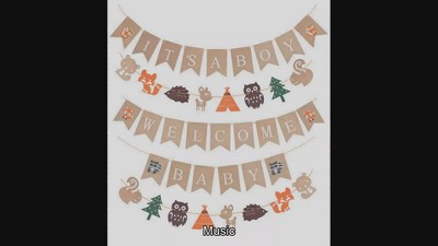 Meant2tobe Woodland Theme Baby Shower Decorations Target