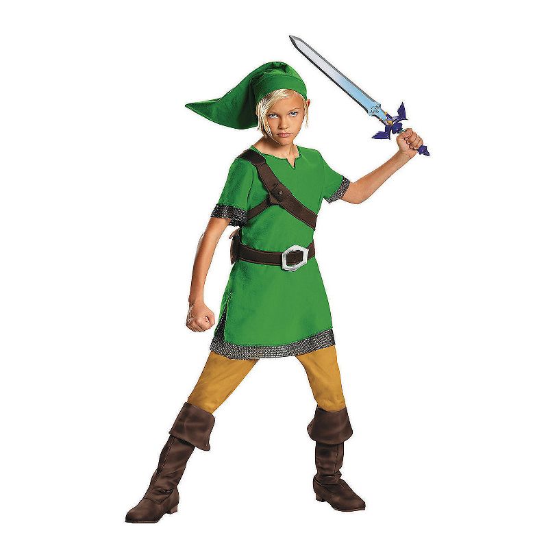 Boys' The Legend of Zelda Link Classic Costume, 1 of 2