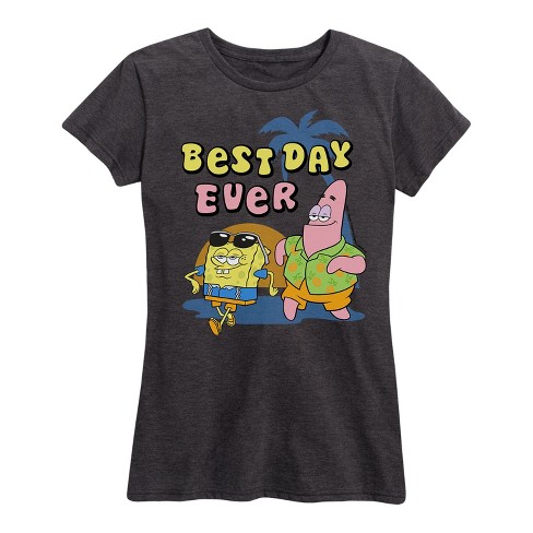 Women's - SpongeBob SquarePants - Best Day Short Sleeve Graphic T-Shirt - image 1 of 4