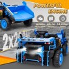 Joyracer 24V Ride on Toys w/ Remote Control, 2 Seater 400W Electric Powered Ride on Truck w/ Dump Bed, 3 Speeds, Shovel, Bluetooth, Gift for Kids - 2 of 4