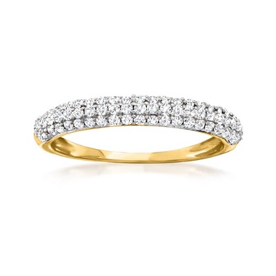 Ross-Simons 0.50 ct. t.w. Pave Diamond Ring in 14kt Yellow Gold