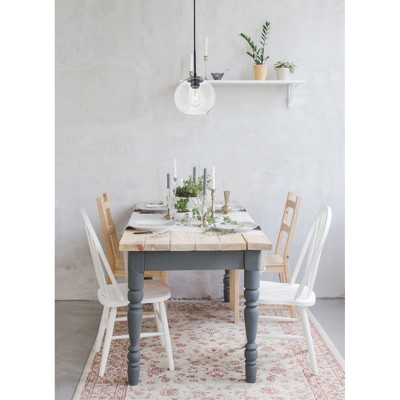 Baxter Mini Brass Pendant with Clear Glass Globe Shade