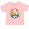 The Juniper Shop SmileyWorld Be You Rainbow Circle Toddler Short Sleeve Tee - 2 of 4