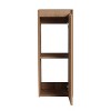 Bencmate Bathroom Storage Cabinets, Storage Cabinet, Wall-Mounted Bathroom Cabinet with 3-Soft Close Doors and 45° Inclined Hidden Handle, Small Side - 3 of 4