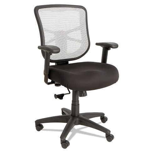 Alera Elusion Series Mesh Mid Back Swivel Tilt Chair Black White El42b04 Target