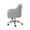 GDFStudio Morgan Mid-Century Modern Adjustable Height Fabric Home Office Chair - 4 of 4