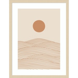 Amanti Art Over the Horizon by Natasha Playell Wood Framed Wall Art Print - 1 of 4