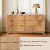 Jojoka Fluted 6 Drawers Dresser with Faux Marble Top,Sturdy Storage Cabinet with Anti-Tip Design for Bedroom - 4 of 4