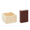 Bright Creations 11 Pieces Unfinished Small Wooden Boxes for