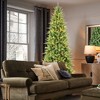 ACEPANO 48 in. H Hinged Design Slim Christmas Tree with 424 PE+PVC Tips & Sturdy Metal Stand For Holiday Indoor Home Decoration-Green - 3 of 4