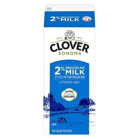 Clover Sonoma 2% Milk - 0.5gal - image 1 of 1