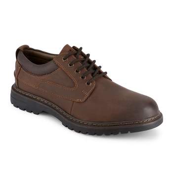 Dockers Mens Warden Leather Rugged Casual Oxford Shoe with Stain Defender