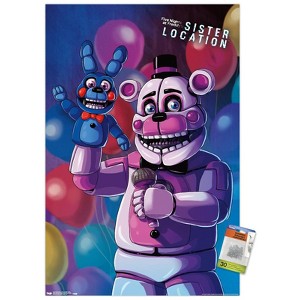 Trends International Five Nights at Freddy's: Sister Location - Funtime Freddy Unframed Wall Poster Prints - 1 of 4