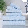 Rayon From Bamboo Cotton Blend Eco-Friendly Hypoallergenic Solid Bathroom Towel Set by Blue Nile Mills - 2 of 4