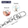 Unique Bargains Iron Flat Handbag DIY Accessories Purse Chain Straps 4 Pcs - 2 of 3
