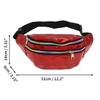 Unique Bargains Stylish Reflective Holographic Sports Waist Bag 1 Pc - 3 of 4