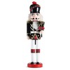 Ornativity Christmas Bagpipe Soldier Nutcracker – Red and Black Wooden Soldier with Bagpipe Xmas Themed Holiday Nut Cracker Doll Figure Decorations - 2 of 4