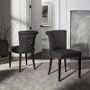 Arion 21" H Ring Dining Chair With Nail Head Trim (Set of 2) - MCR4514 - Blue/Black - Safavieh Couture - 4 of 4