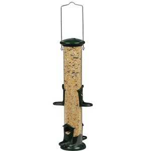 Audubon Wild Bird 2 lb Metal Tube Bird Feeder 4 ports - 1 of 1
