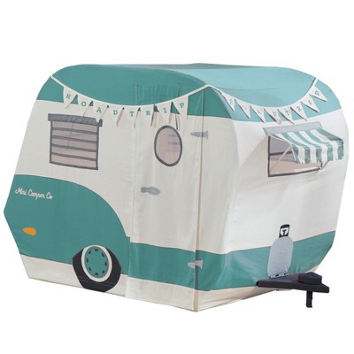 Wonder&Wise Indoor 43 x 55 x 36 Inch Childrens Kids Cotton Fabric Mini Camper Pretend Play House Tent for Toddlers Ages 3 Years Old and Older