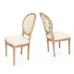 Set of 2 Phinnaeus Farmhouse Dining Chairs - Christopher Knight Home - 1 of 4