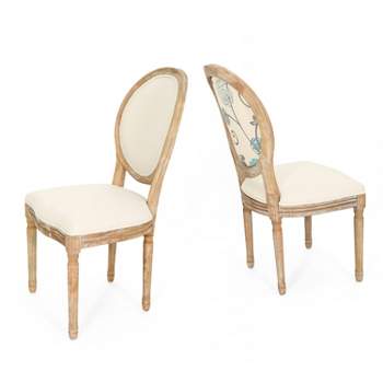 Set of 2 Phinnaeus Farmhouse Dining Chairs - Christopher Knight Home