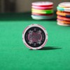 Slickblue 14-Gram Clay Composite Poker Chips 25-Pack, Laser Inlay, Casino Game Chips, Multicolor, $1-$25K - 2 of 3