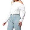 Women's Riley Long Sleeve Top - line and dot - 3 of 4