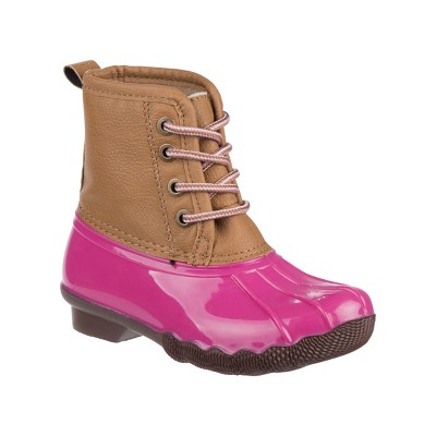 Pink duck boots toddler sale