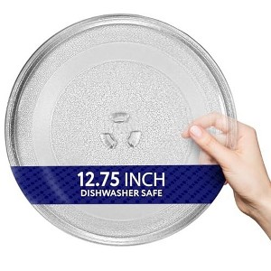Impresa 12.75" Microwave Glass Plate / Microwave Glass Turntable Plate Replacement - 1 of 4