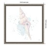 Amanti Art Salento Coast V (Seashell) by James Wiens Canvas Wall Art Print Framed 16-in. x 16-in. - 3 of 4
