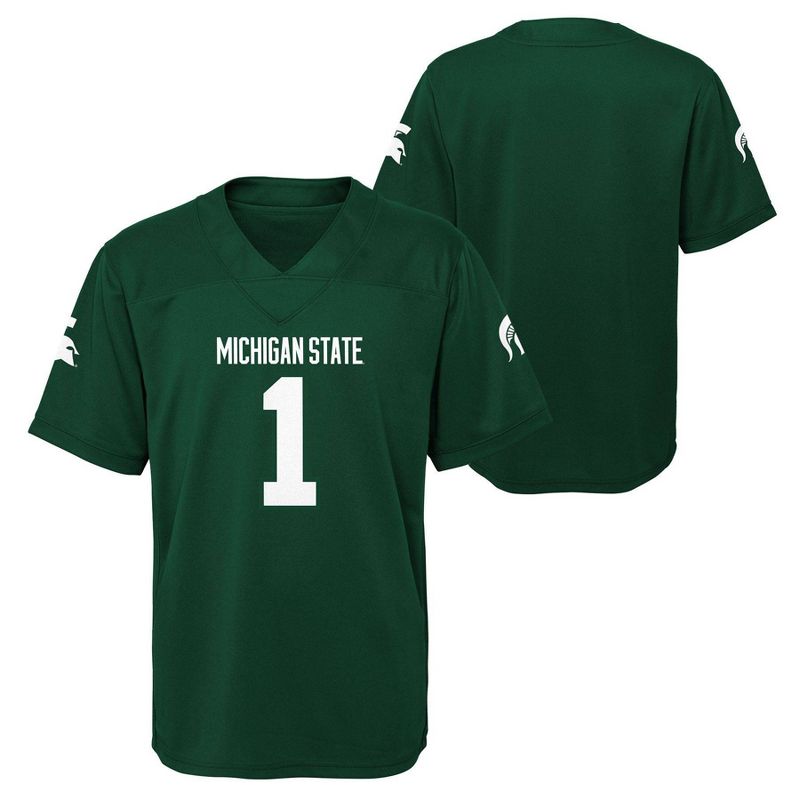 NCAA Michigan State Spartans Boys&#39; Short Sleeve Toddler Jersey, 1 of 4