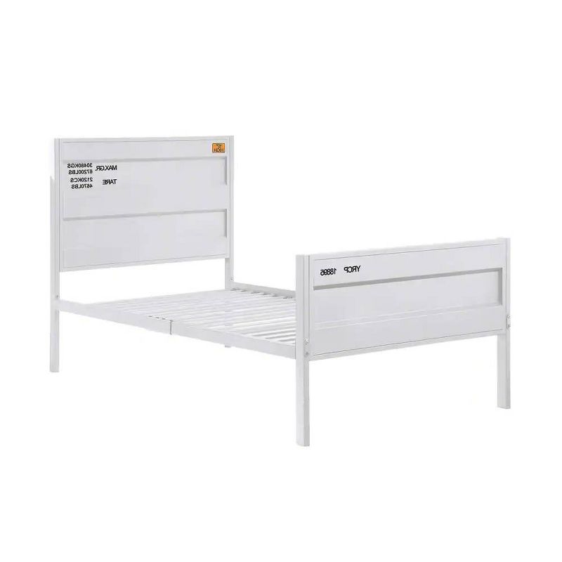 Cargo 79&#34; Twin Bed White - Acme Furniture, 6 of 7