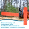 Unique Bargains Plastic Durable Garden Accessories Chainsaw Bar Cover Orange 3 Pcs - 4 of 4