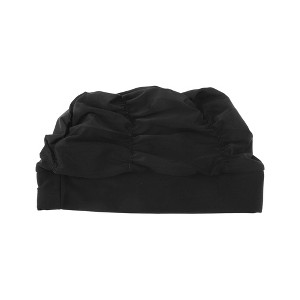 Unique Bargains Pleated Style  Swim Cap 5.91"x9.25" 1 Pc - 1 of 4