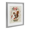Stupell Industries Woodland Squirrel Rustic Wreath Framed Print Under Glass Art - 2 of 4
