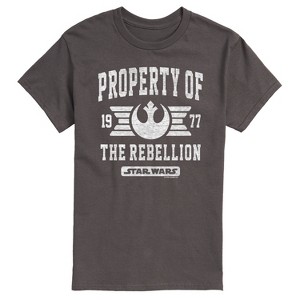 Men's - Star Wars - Property Of Rebellion Short Sleeve Graphic T-Shirt - 1 of 4